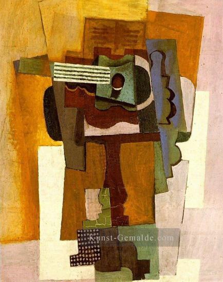 Guitare sur un gueridon 1922 Kubismus Pablo Picasso Ölgemälde